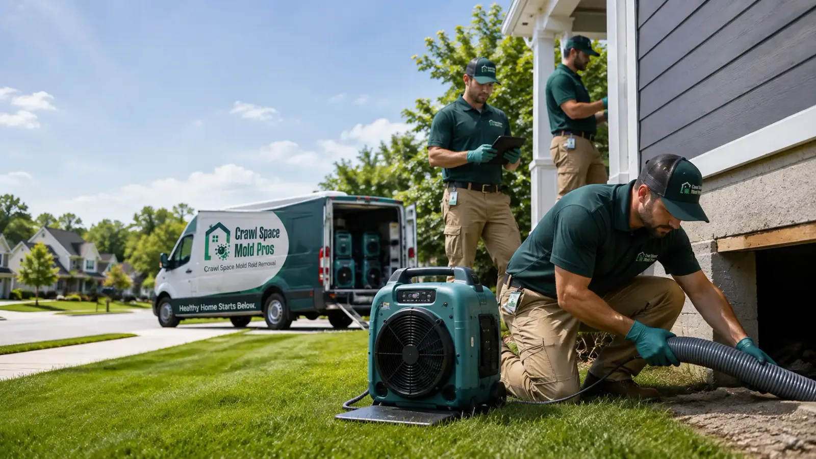 Crawl Space Mold Removal in Parlin, CO